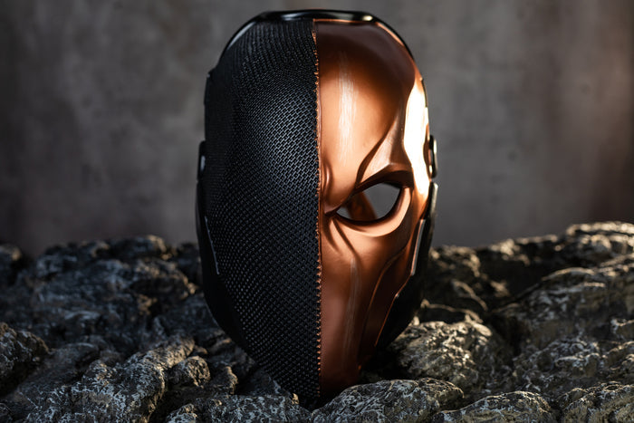 Deathstroke Golden Mask- Game Batman: Arkham Knight Replica - Adult Xmas Gift