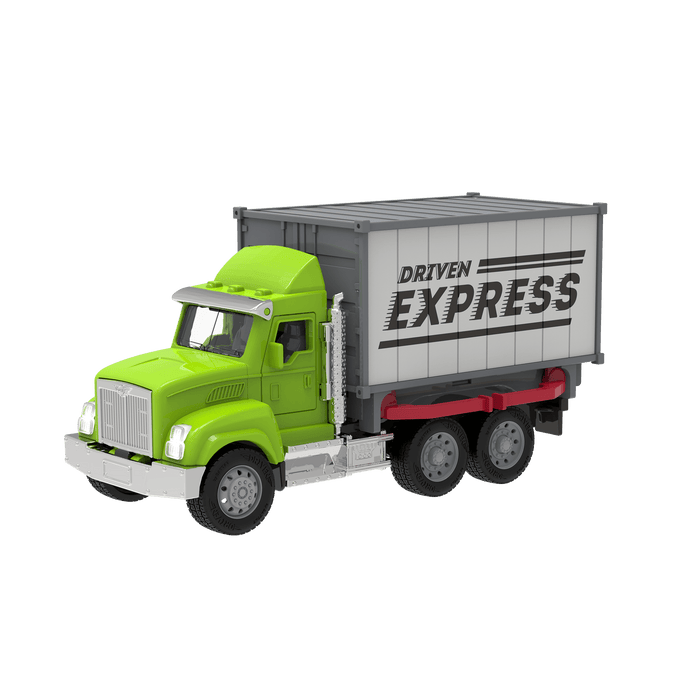 Toy shipping container truck