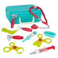 A toy doctor kit for pretend play.