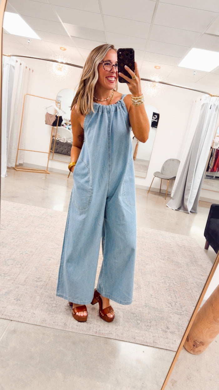 Demi Denim Jumpsuit