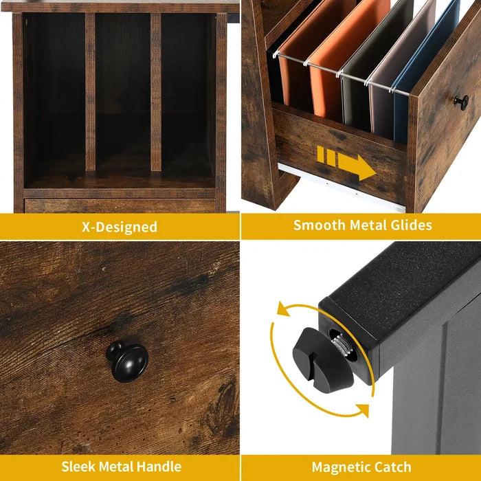 Dexter L Shaped Gaming Corner Desk - Canva Home