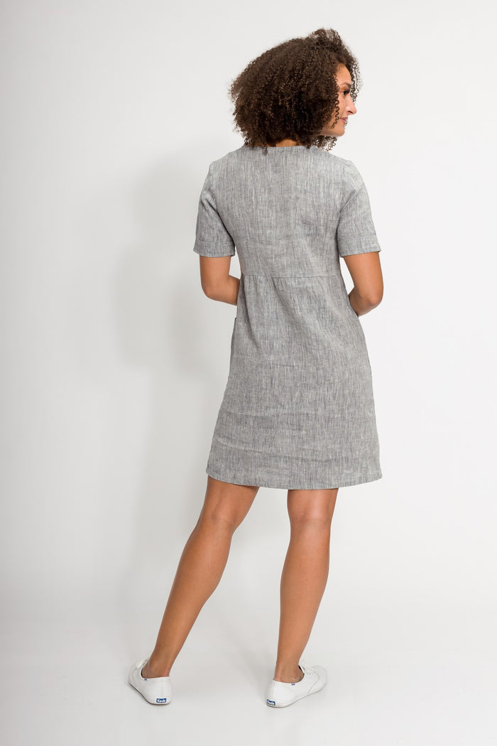 Diana | Women's Linen Smock Dress