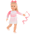 Posable 18-inch Rhythmic Gymnastics Doll Diane