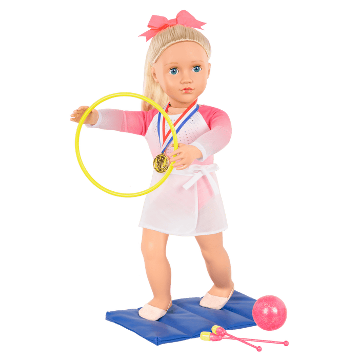 Posable 18-inch Rhythmic Gymnastics Doll Diane