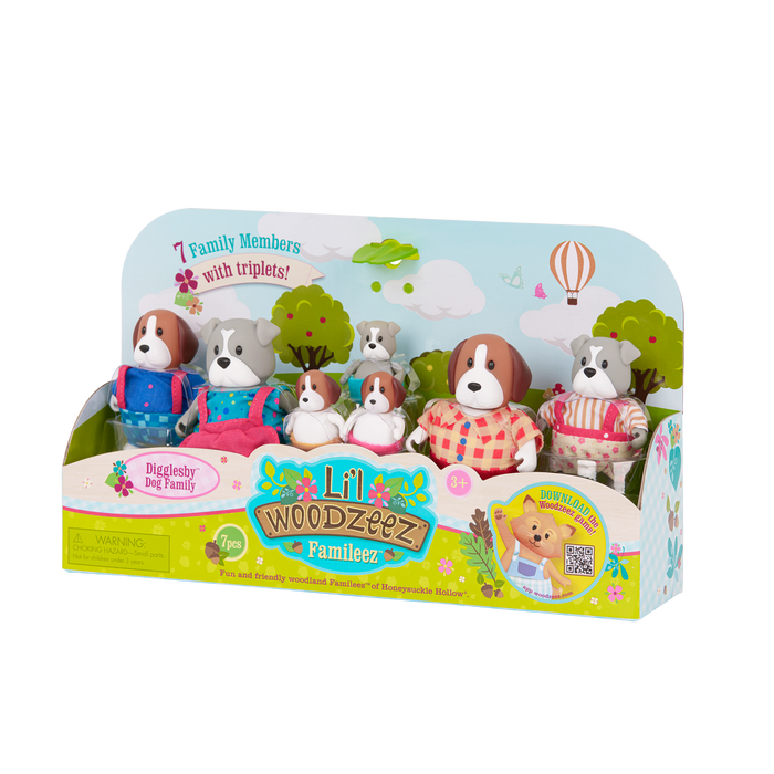 Digglesby Dog Family - Li’l Woodzeez