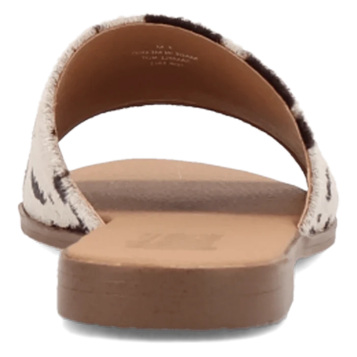 Dingo Women's Tabby Sandal in Cow Print
