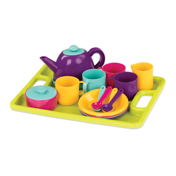 Dinner and tea for four set pretend play