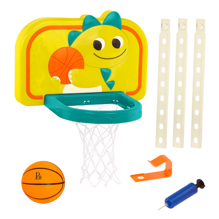 Adjustable kids basketball net door hanging