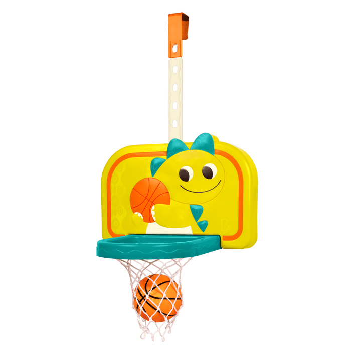 Adjustable kids basketball net door hanging