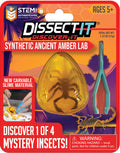 Discover It - Amber Lab synthetic amber lab kit for wildlife education and biology learning with dissection tools.