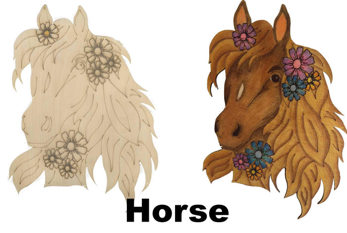 Adult Coloring Horse