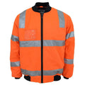 DNC Workwear Work Wear Orange / XS DNC WORKWEAR Hi-Vis Hoop pattern Flying jacket Bio-Motion Tape 3769