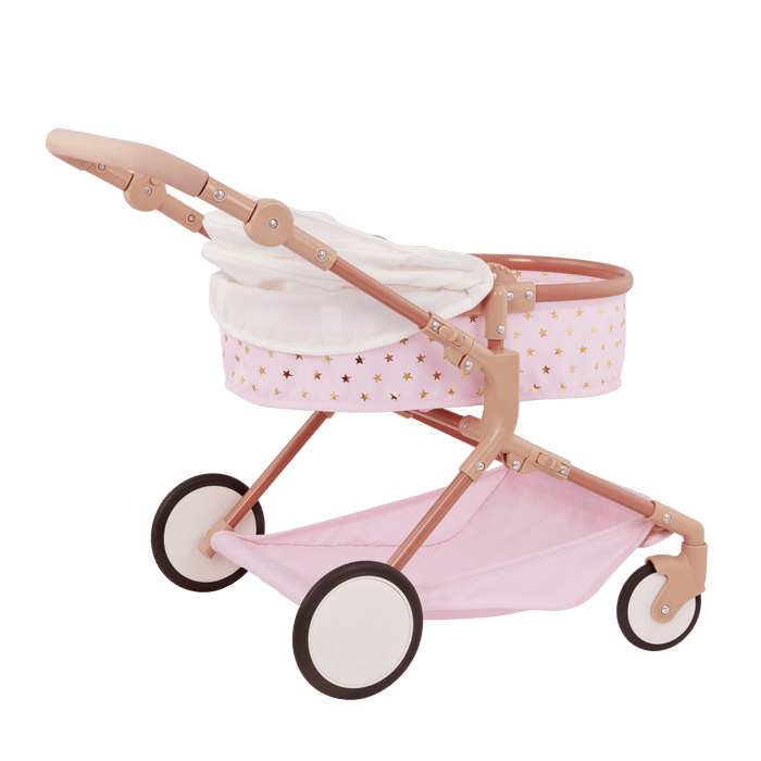 LullaBaby Doll & Double Stroller Set