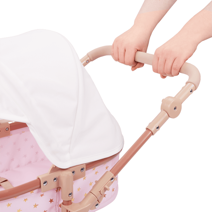 LullaBaby Doll & Double Stroller Set