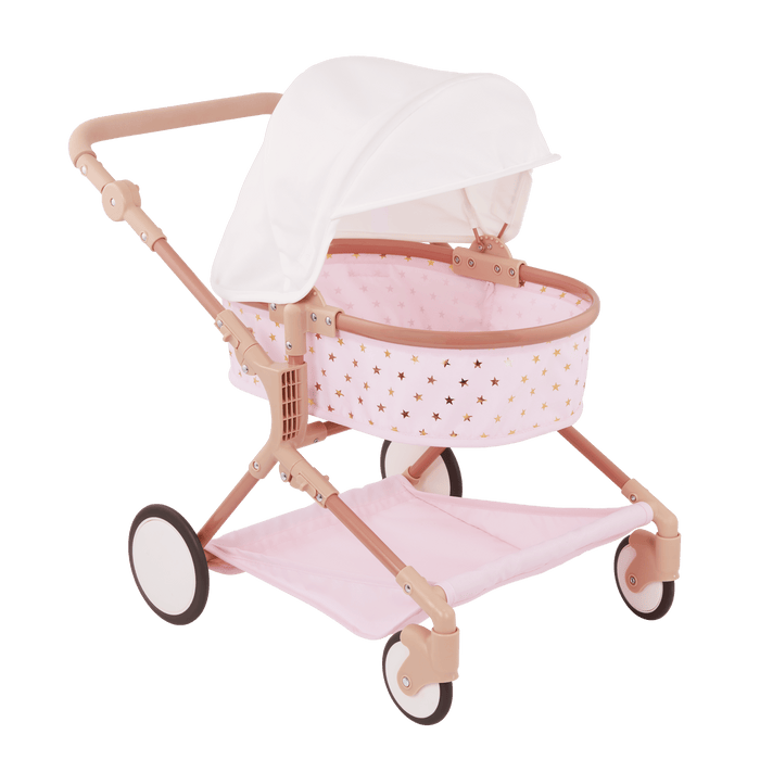 LullaBaby Doll & Double Stroller Set