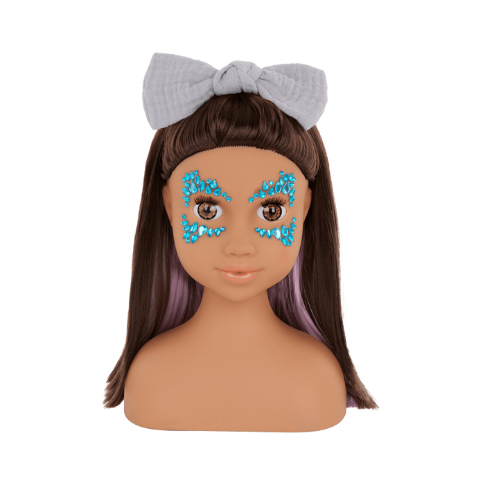 Our Generation Sparkles of Fun Styling Head Doll Domenique