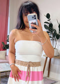Double Layered Cropped Tub Top