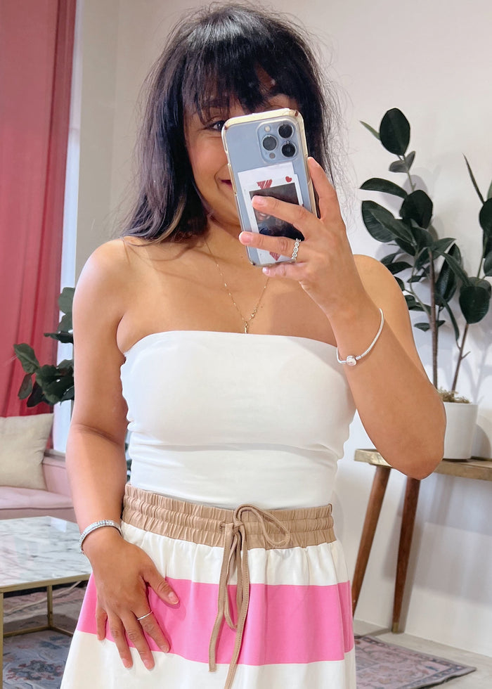 Double Layered Cropped Tub Top