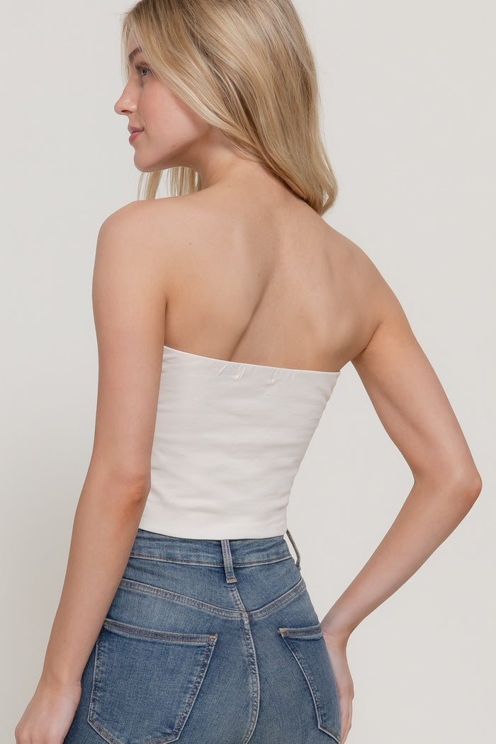 Double Layered Cropped Tub Top