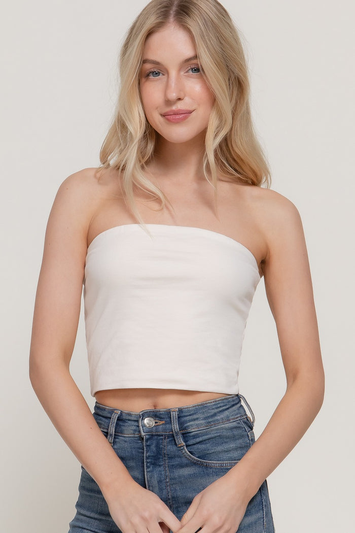 Double Layered Cropped Tub Top