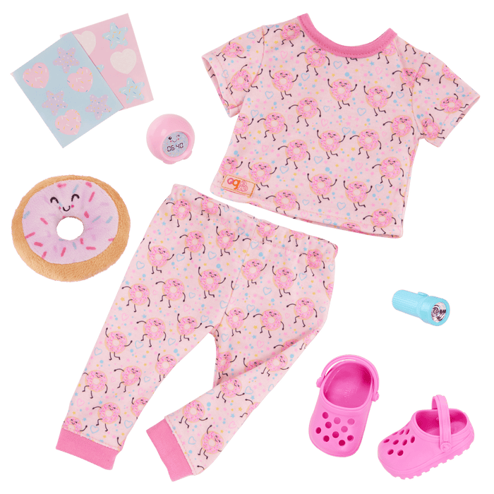 Our Generation Dreaming of Donuts Pajama Outfit for 18 inch Doll