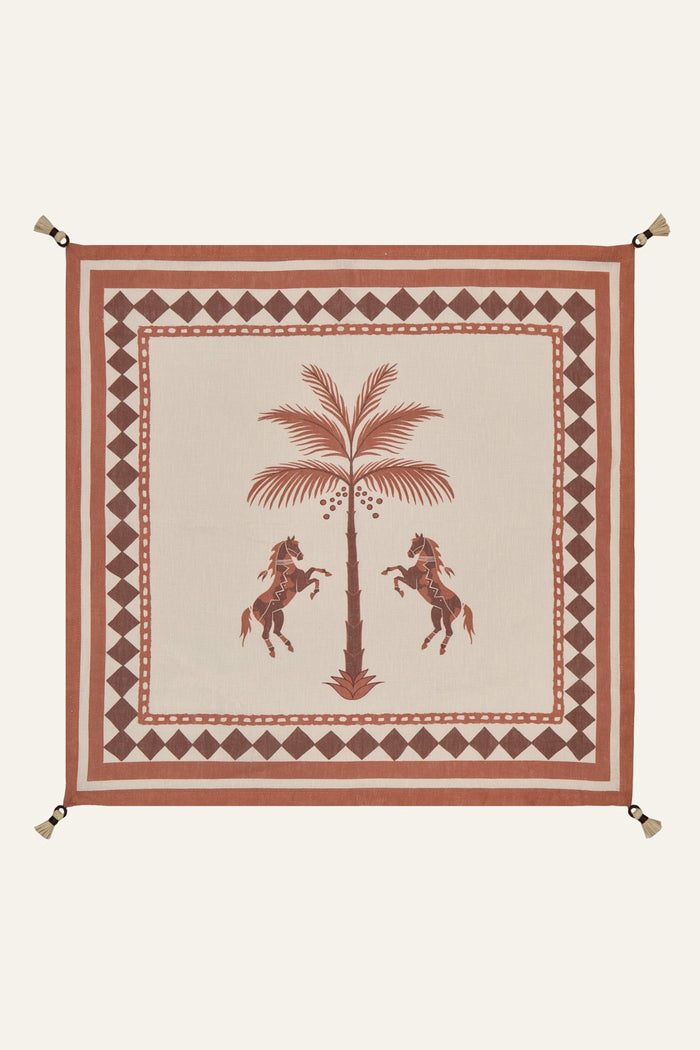Duelo De Titanes Cloth Napkin Set of 4 - Johanna Ortiz