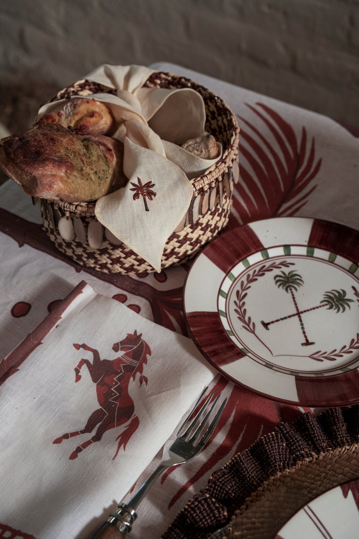 Duelo De Titanes Cloth Napkin Set of 4 - Johanna Ortiz
