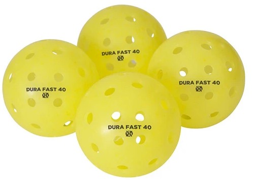 DuraFast 40 Outdoor Pickleballs (4x)