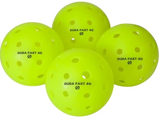 DuraFast 40 Outdoor Pickleballs (4x)