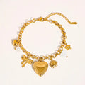 Edyn Heart Locket Charm Bracelet