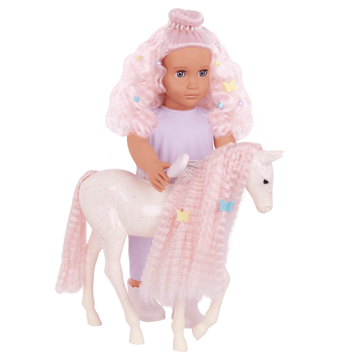 Our Generation Doll & Horse Foal Set Elara & Lumina