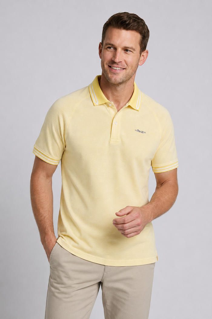 Eldrick | Men's Two-Tone Pique Polo
