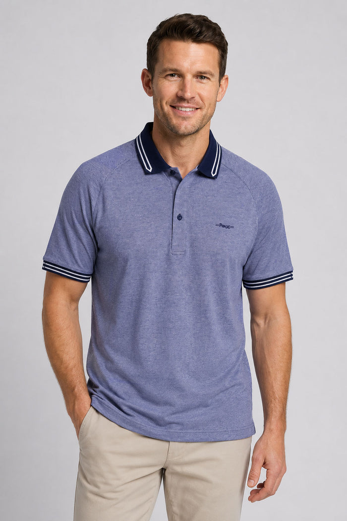 Eldrick | Men's Two-Tone Pique Polo