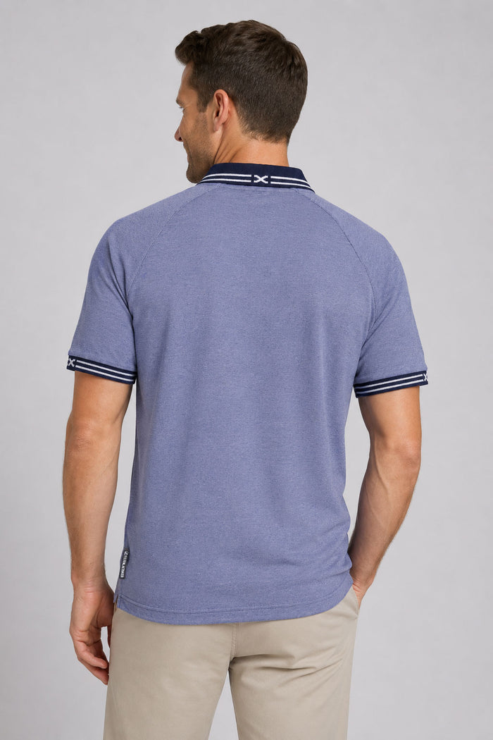 Eldrick | Men's Two-Tone Pique Polo
