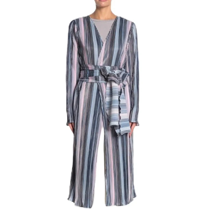 Plisse Kimono Robe by TOV