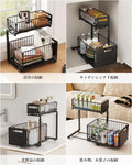 Elodie 2-Tier Pull-Out Under-Sink Mesh Caddy