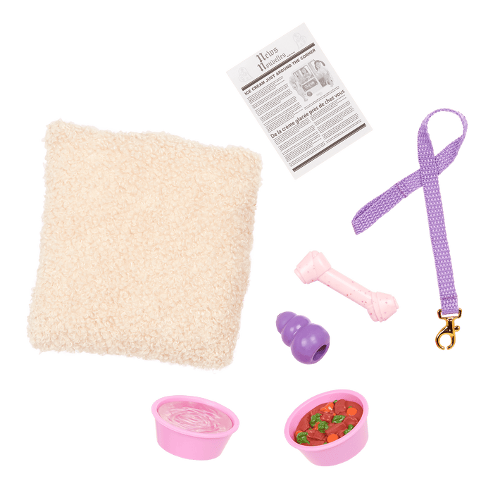 Our Generation 18-inch Doll Ember & Pet Dog Plush Elsie