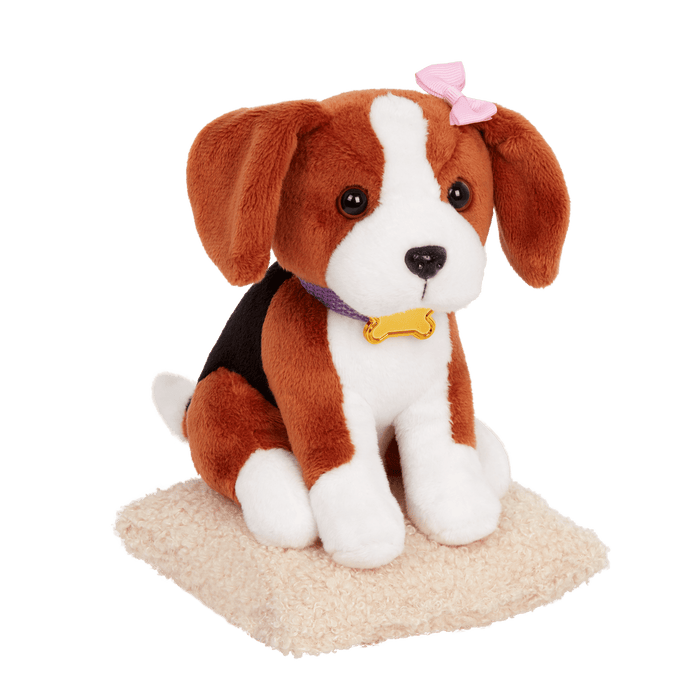 Our Generation 18-inch Doll Ember & Pet Dog Plush Elsie