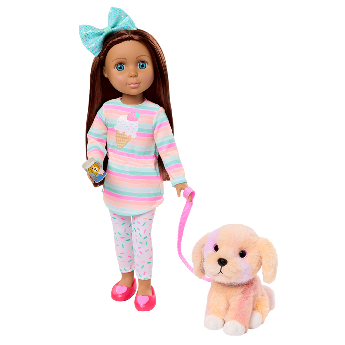 Emmie, Biscuit & Shopping Cart Playset - Glitter Girls