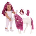 Our Generation Doll & Horse Foal Set Estra & Delta