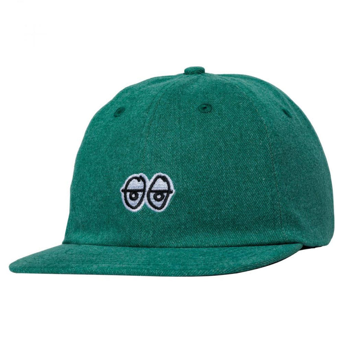 Eyes Strapback Cap (Green/Denim)