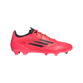 adidas F50 LEAGUE Firm/Multi-Ground Soccer Cleats | Turbo-Aurora Black-Platinum Metallic | Men's