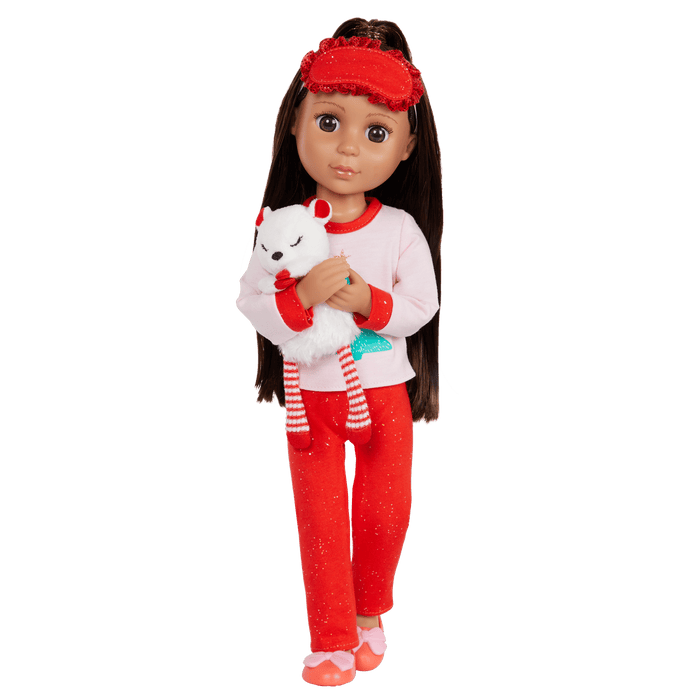Holiday Christmas doll outfit pajamas