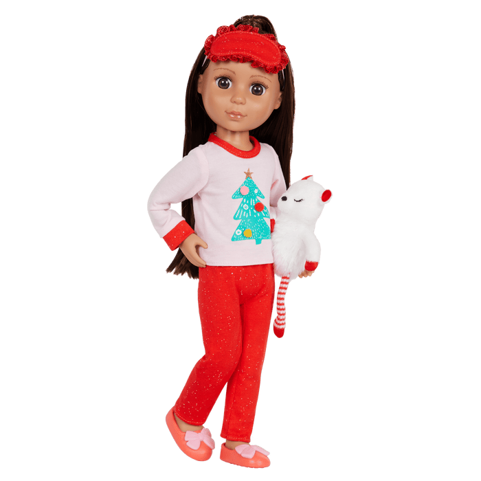 Holiday Christmas doll outfit pajamas