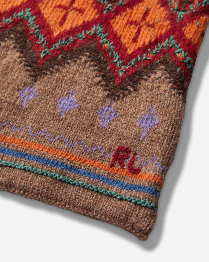 Polo Ralph Lauren Txt Geo Scf Scarf Natural Multi Gloves and Scarves Scarves and Warmneck 449P20252001 NATMULTI