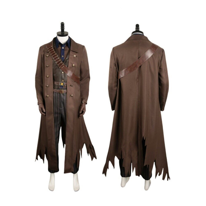 Fallout Ghoul Costume Outfit - Men Costume Hat Belt Set - Xmas Full Set