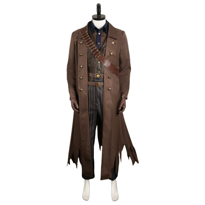 Fallout Ghoul Costume Outfit - Men Costume Hat Belt Set - Xmas Full Set