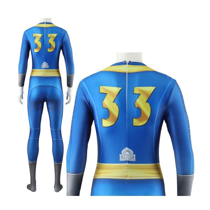 Fallout Lucy Costume Bodysuit - Women Uniform Suit - Adult Kids Full Set