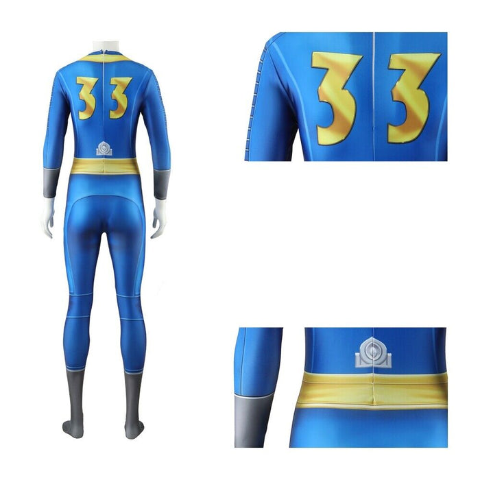 Fallout Lucy Costume Bodysuit - Women Uniform Suit - Adult Kids Full Set