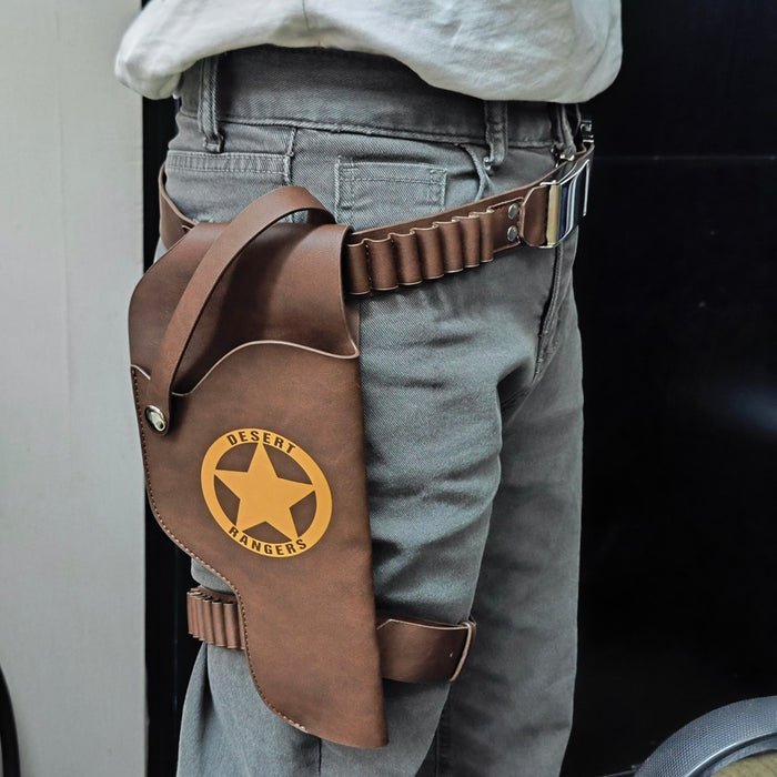 Fallout New Vegas Belt & Holster - PU Leather Cos Prop - Halloween Gear